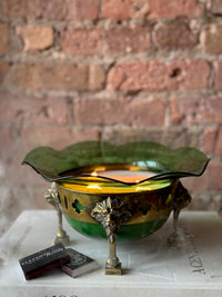 Eleventh House antique candle vessel filled with non-toxic wax