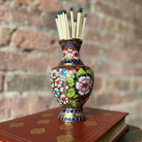 Floral Ginger Jar & Match Holder