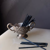 Silver Floral Match Holder