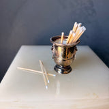 Silver Lion Match Holder