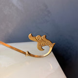 Brass Fish Candle Snuffer