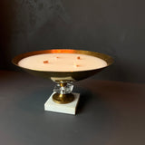 brass statement center piece