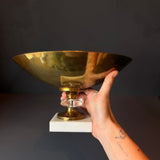brass statement center piece