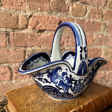 Blue & White Basket
